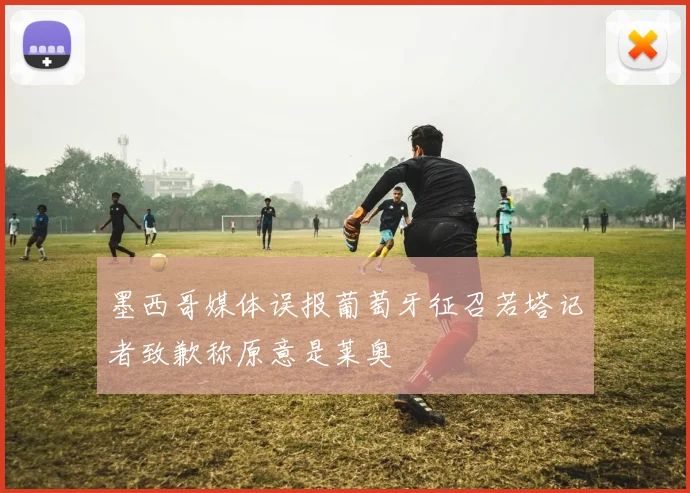 墨西哥媒体误报葡萄牙征召若塔记者致歉称原意是莱奥