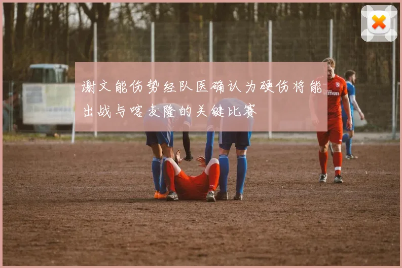 谢文能伤势经队医确认为硬伤将能出战与喀麦隆的关键比赛